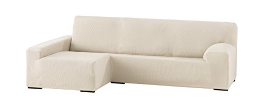 Eysa Funda chaise longue elástica, Textura, CRUDO, 90 x 240-280 x 155 cm Eysa Funda chaise longue elástica, Textura, CRUDO, 90 x 240-280 x 155 cm