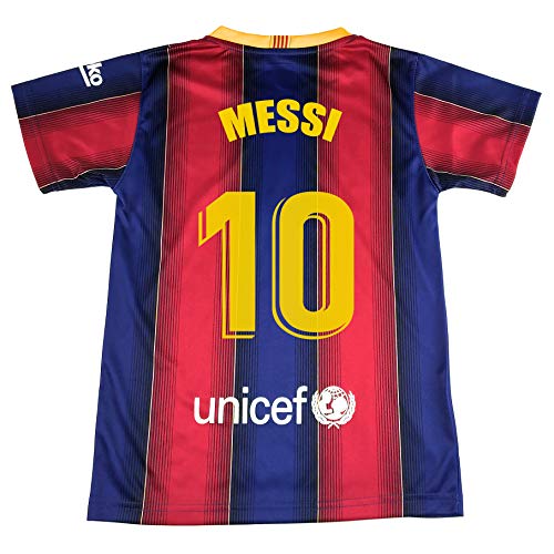 FCB Camiseta Messi Producto Oficial Licenciado FC Barcelona Primera Equipacion Temporada 2020-21. Talla 14. FCB Camiseta Messi Producto Oficial Licenciado FC Barcelona Primera Equipacion Temporada 2020-21. Talla 14.