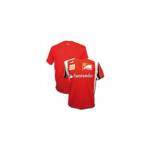 FERRARI Camiseta Hombre Escuderia Rojo Talla M
