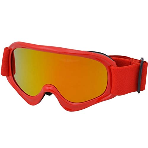 FGGTMO Gafas de esquí for niños, Doble Anti-Niebla y Nieve Glasses Miopía Espejo Anti-Nieve Ciegos Nieve Gafas de esquí Gafas, Compatible con Casco (Color : C)