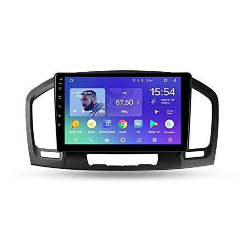 Foof Autoradio 2 DIN Android Multimedia Bluetooth Manos Libres GPS Radio De Coche Pantalla Táctil De 9'' Admite Android Auto Carplay/Cámara De Respaldo/Dab+/DSP/FM for Opel Insignia/Buick Regal