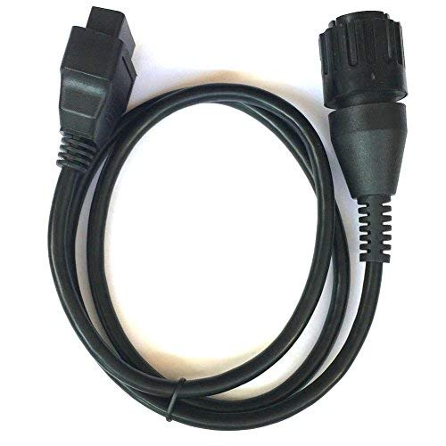 Goldplay Cable adaptador de diagnóstico de 10 pines OBD para motocicletas BMW.