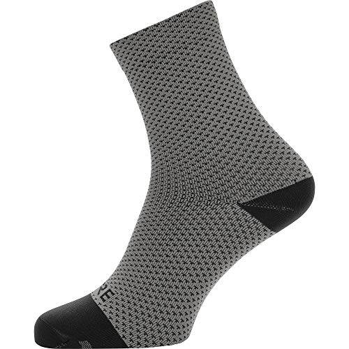 GORE WEAR C3 Calcetines para ciclismo unisex, Talla: 41-43, Color: gris/negro