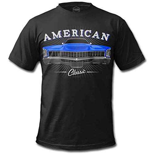 GTO Clothing | 68 Cadillac Eldorado Fleetwood Men's T-Shirt Black | S-6XL | Made In USA, 5XL, Blue