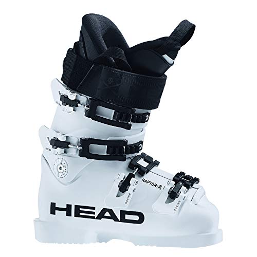 HEAD Raptor 70 RS White - Zapatillas de esquí para niño (talla 34, color blanco)