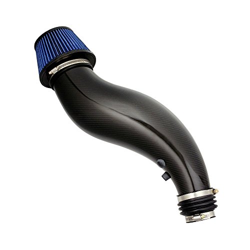 heinmo Real de fibra de carbono de tubo w filtro de aire de entrada de aire de coche para Civic 92 – 00 EK EG heinmo Real de fibra de carbono de tubo w filtro de aire de entrada de aire de coche para Civic 92 – 00 EK EG