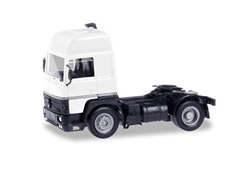 herpa MiniKit: Tractor Renault R 390, Blanco, camión para artesanía y colección, Color (013659)