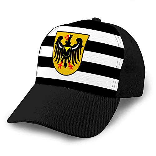 Holefg3b Gorras de béisbol Ajustables de algodón para Mujer Unisex Sombreros de papá Lavados de bajo Perfil Bandera de waltrop en renania del Norte Westfalia Alemania Gorra de béisbol de algodón