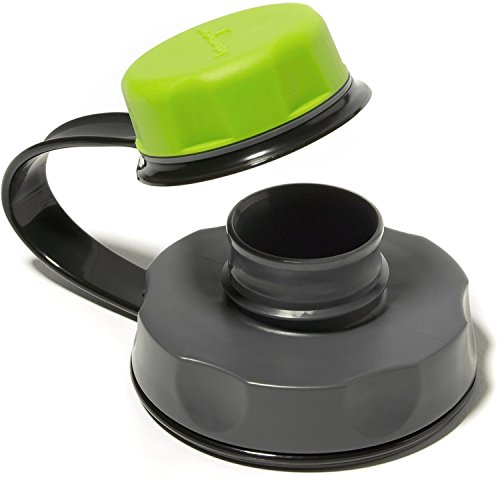 Humangear Cap - Tapa univerdal para botella, color verde