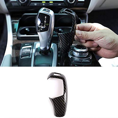 HYSJLS Accesorios para Interiores del Coche Engranaje del Coche Perilla del Cambio de Ajuste de la Cubierta de Fibra de Carbono for BMW F20 F30 F31 F34 F15 X5 X6 X3 F16 F25 F26 F1 X4 HYSJLS Accesorios para Interiores del Coche Engranaje del Coche Perilla del Cambio de Ajuste de la Cubierta de Fibra de Carbono for BMW F20 F30 F31 F34 F15 X5 X6 X3 F16 F25 F26 F1 X4