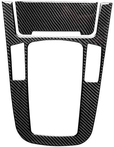 Interior automotriz Fibra de Carbono Control Interior Caja de Cambios Panel de Cambios Cubierta Protectora Pegatinas embellecedoras, para Audi Q5 A4L A5 2009-2018-A