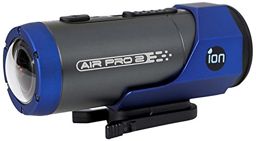 iON Air Pro - Videocámara deportiva de 14 Mp (Full HD, WiFi), azul y plata