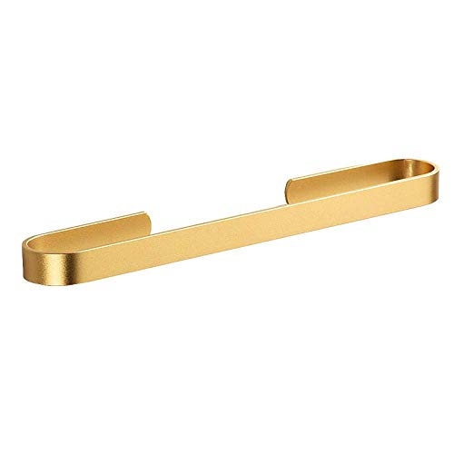 IUYJVR Space Aluminium Gold Perforado Varilla Simple en Forma de U Decoración de baño y Cocina Colgar en la Pared Toallero-Longitud 30CM Almacenamiento de Toallas Toallero de baño Barra de Toalla i