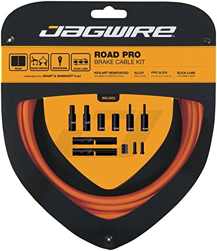 Jagwire PCK206 - Kit de cables y fundas para adulto, color naranja