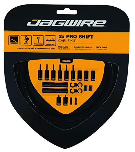 Jagwire PCK500 - Juego de cables y fundas para adulto, color negro