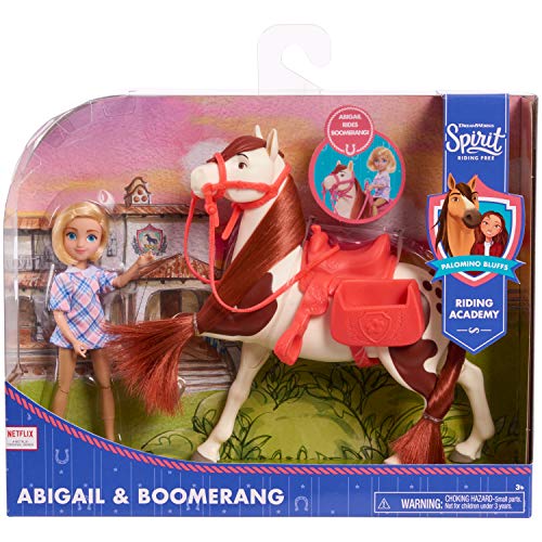 JP Spirit JPL39767 Spirit - Muñeca pequeña y Caballo - Abigail & Boomerang