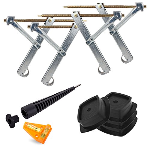 Juego de sujetalibros 4 unidades + atornillador Aufsatz 13/19 mm + Proplus Juego de 4 apilables placas + Cruz Nivel de agua para caravanas Juego de sujetalibros 4 unidades + atornillador Aufsatz 13/19 mm + Proplus Juego de 4 apilables placas + Cruz Nivel de agua para caravanas