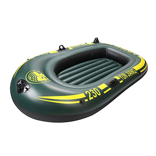 Kayak inflable para adultos y niños con válvula, barco de rafting al aire libre, bote inflable de PVC, doble espesado, plegable, resistente al desgaste, barco de pesca kayak
