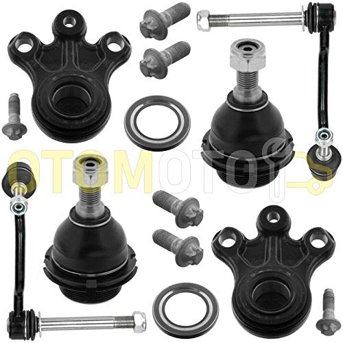 Kit brazo de suspensión delante compatible con CITROEN C5 C6 PEUGEOT 407 508 compuesto por 6 autopartes