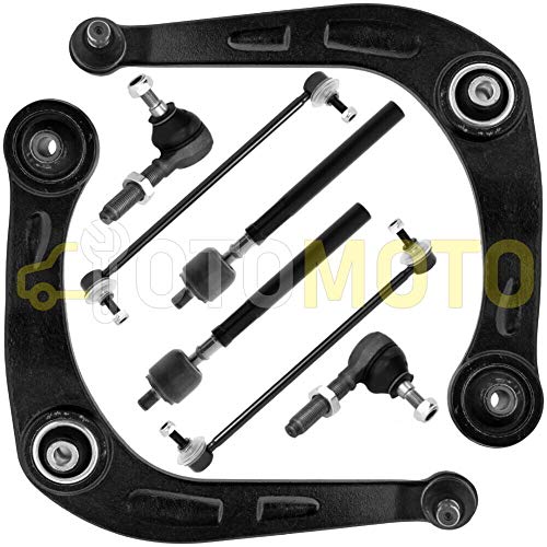 Kit brazo de suspensión delante compatible con PEUGEOT 206 1.4 1.6 compuesto por 8 autopartes