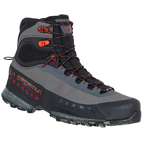 LA SPORTIVA TXS GTX, Botas de montaña Hombre, Carbon/Chili, 42 EU