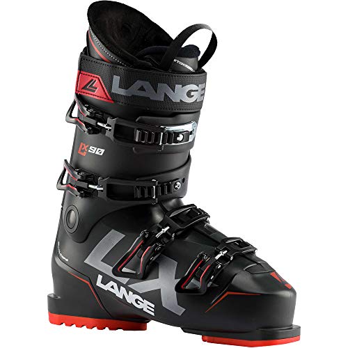 Lange LX 90 Botas de Esquí, Adultos Unisex, Negro/Rojo, 280
