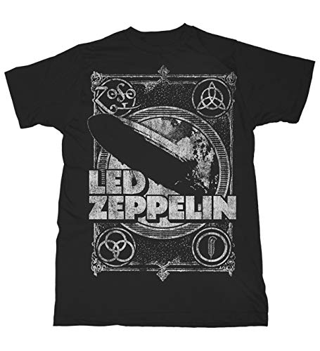 Led Zeppelin T Shirt Shook Me Official Licensed Mens Black Metal Rock Merch LZ1