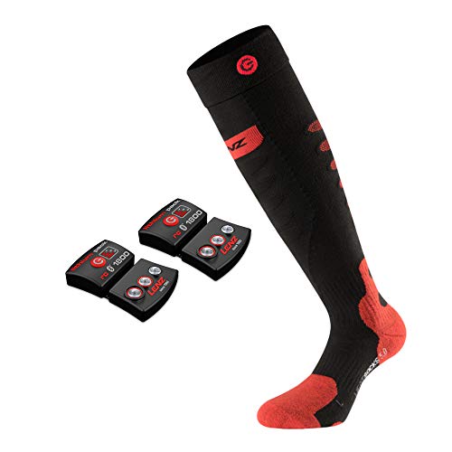Lenz Heat Set Socks 5.0 Toe Cap +1800 Calcetines Calefactables para Hombres, Mujeres Calcetines termicos Hombres Calcetines electricos Calcetines
