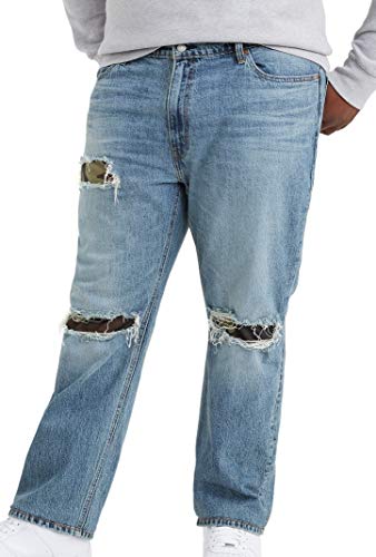 Levi's Big & Tall 541 Athletic Fit Jean Jeans, Blue Comet Camo Reparación - Stretch, 60W x 30L para Hombre