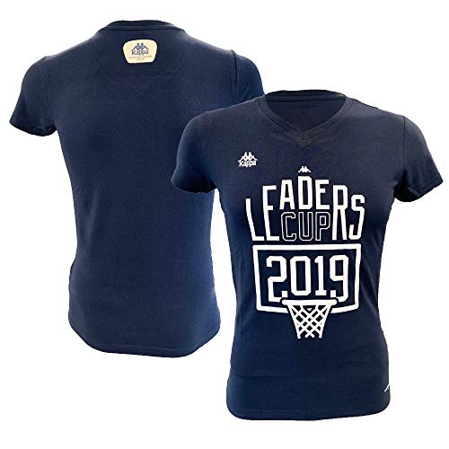 Liga Nacional de Baloncesto T- Camiseta Oficial Leaders Cup 2019, Color Azul, Mujer, TSHIRTLCBLEUF, Azul, Medium