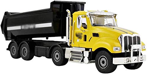 LINANNAN Modelo de Auto de simulación, 1:50 Modelo de vehículo de ingeniería de aleación Camión de construcción de Camiones de camión de volteos camión volquete