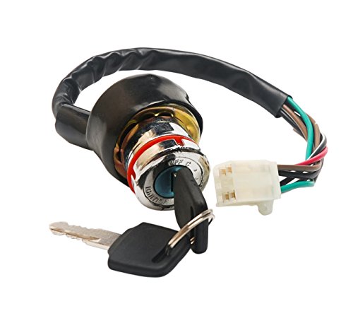 Llave de arranque de Beehive Filter con 6 cables, para cuatrimoto de 50 cc, 70 cc, 90 cc, 110 cc y 125 cc Llave de arranque de Beehive Filter con 6 cables, para cuatrimoto de 50 cc, 70 cc, 90 cc, 110 cc y 125 cc