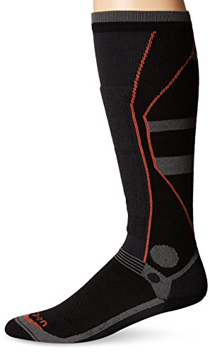 Lorpen Calcetines de esquí T3 Superlight para hombre, color negro, talla pequeña