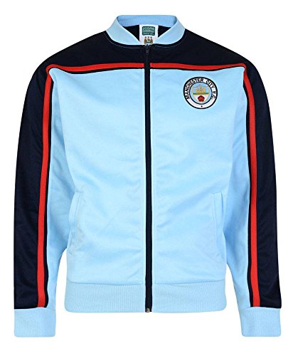 Manchester City F.C. 1982 - Camiseta de fútbol, Color Azul, Talla XL