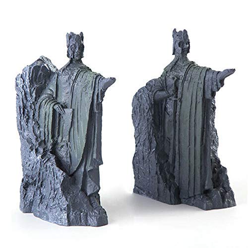 MEELLION Decoraciones de Arte Escultura Hobbit Tercero Las Puertas de Gondor Argonath Estatua Felicitaciones 14 cm Resina Libros Titulares Frío Fundido Estatua de Bronce Love of a Lifetime