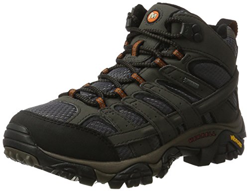 Merrell MOAB 2 Mid GTX, Botas de Senderismo, Sintético Mujer, Gris Beluga, 41 EU Merrell MOAB 2 Mid GTX, Botas de Senderismo, Sintético Mujer, Gris Beluga, 41 EU