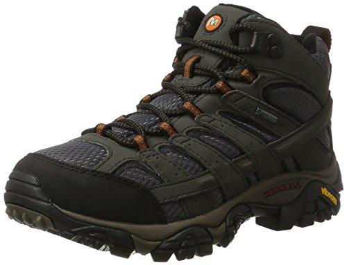 Merrell MOAB 2 Mid GTX, Botas de Senderismo, Sintético Mujer, Gris Beluga, 41 EU