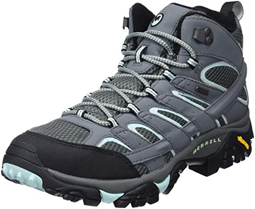 Merrell MOAB 2 Mid GTX, Botas de Senderismo, Sintético Mujer, Gris (Sedona Sage), 39 EU