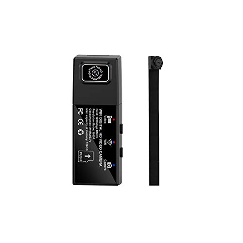 Mini cámara WiFi HD 1080P doble lente DIY pequeña de seguridad portátil cámara de vigilancia de seguridad cámara IP cámara con detección de movimiento grabación de vídeo para la vigilancia del hogar