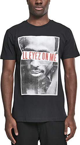Mister Tee 2pac All Eyez On Me Camiseta de Manga Corta para Hombre, Negro(Black), M