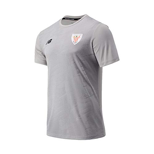 New Balance AC Bilbao PreMatch 2020-2021, Camiseta, Grey, Talla L