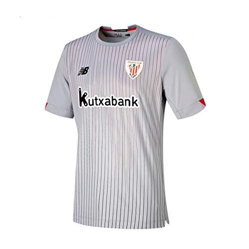 New Balance AC Bilbao Segunda Equipación 2020-2021 Niño, Camiseta, Grey, Talla L (147-158)