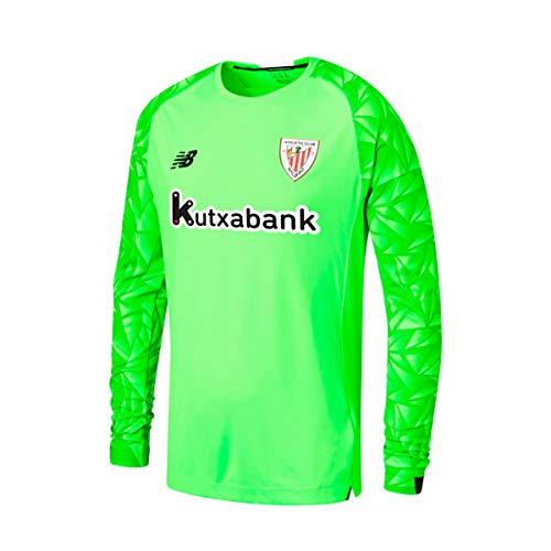New Balance AC Bilbao Segunda Equipación Portero 2020-2021, Camiseta, Fluor Green, Talla L