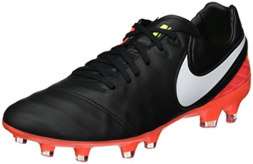 Nike 819218-018, Botas de fútbol Hombre, Negro (Black/White-Hyper Orange-Volt), 43 EU
