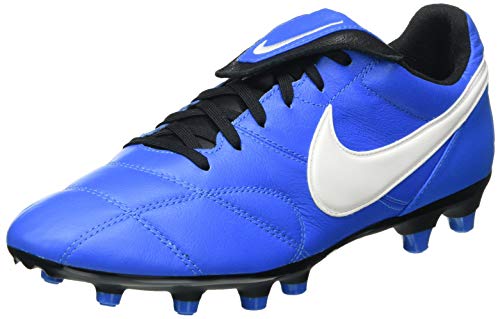 Nike The Premier II FG, Football Shoe Unisex Adulto, Light Photo Blue/Sail-Black, 44 EU