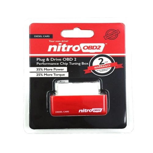 Nitro OBD2 Diesel Chip Tuning caja/remapear. 35% más BHP – 25% más de par