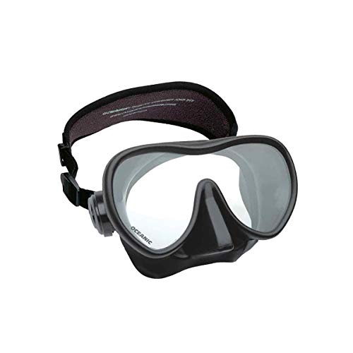OceanPro Mini Shadow Mask, Black/Black with Neo Strap