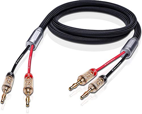 Oehlbach XXL Fusion Two B - Juego de Cables para Altavoces con Conector de Banana (2 x 3,5 m)