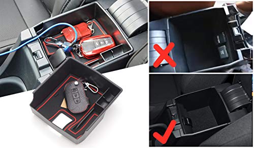 para Corolla E210 Hatchback 5-puertas / Corolla Touring Sports 2019-2021 Coche Apoyabrazos Caja de almacenamiento guantera particiones bandeja 1 piezas