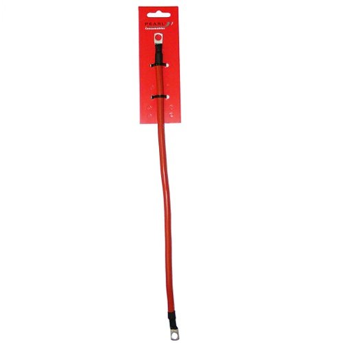 Pearl PES31C - Cable Aislado para batería (38,1 cm), Color Rojo